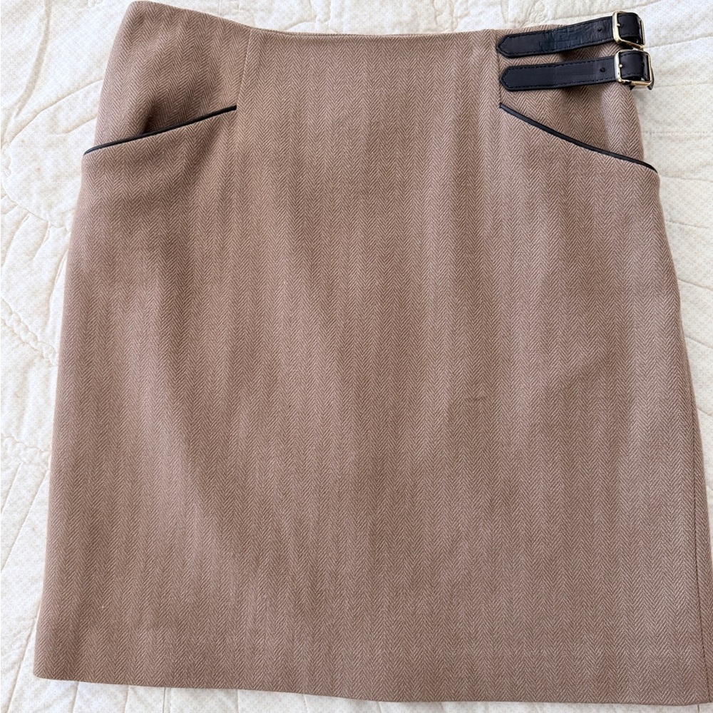 Ralph Lauren Purple Label Wool Pencil Skirt